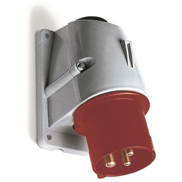 ABB 2CMA193291R1000 Vegginntak IP44, 3-polet, 16 A Rød