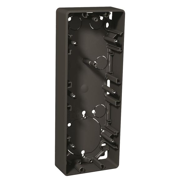 Schneider Electric Exxact Forhøyningsramme Antrasitt, 35 mm 3 rom