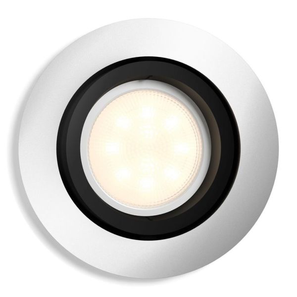 Philips Hue White Ambiance Milliskin Spotlight 5 W LED, 350 lm, GU10 Aluminium