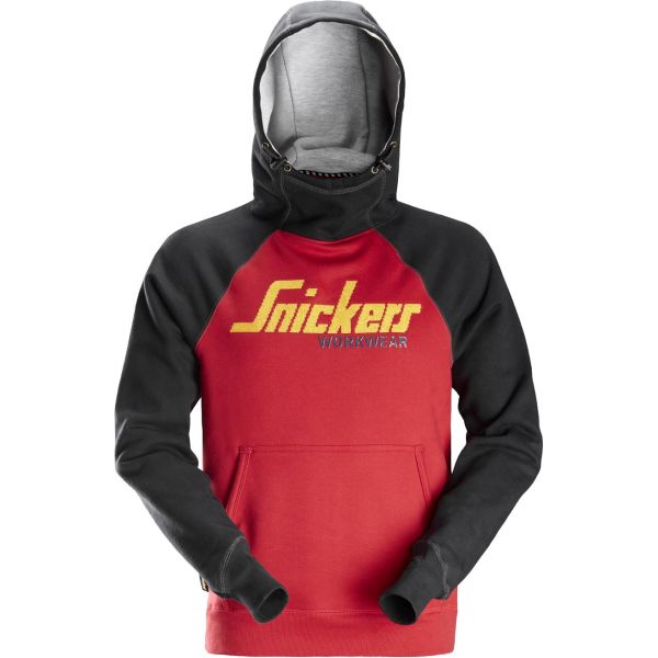 Snickers 2889 Hettegenser rød/svart XS