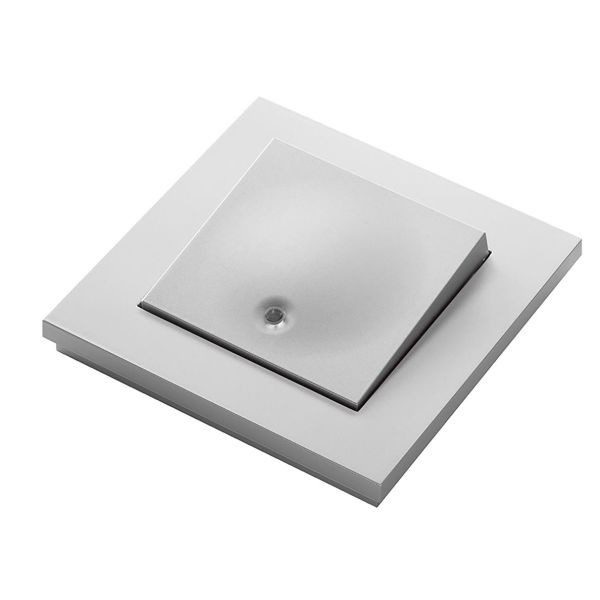 Elko Plus Strømstiller innfelt, trapp/1 pol Aluminium