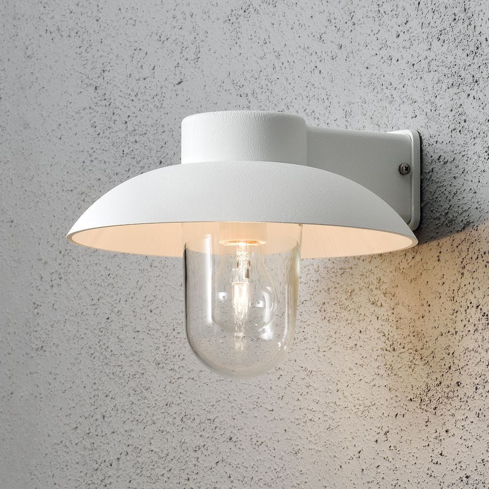 Konstsmide Vegglampe Mani e27 Hvit