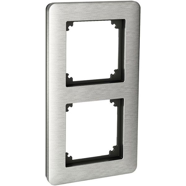 Schneider Electric Exxact Solid Kombinasjonsramme stål 2 rom