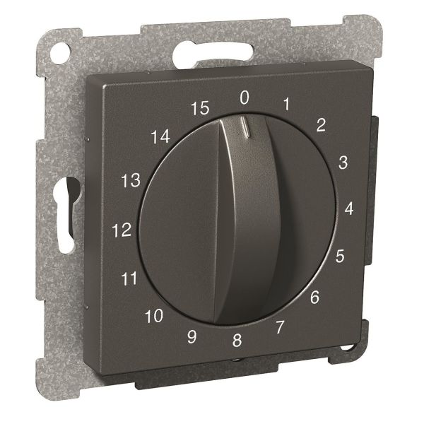 Schneider Electric Exxact Timer mekanisk, 0–15 min Antrasitt
