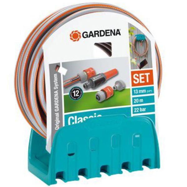 Gardena 18005-20 Slangesett 20 m, 1/2", med slangehenger