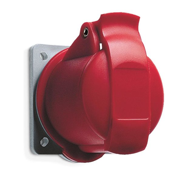 ABB 2CMA193154R1000 Vegguttak 16 A, IP44 4-polet, rød