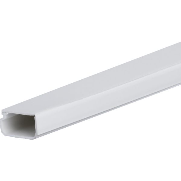 Plasfix 3404 Kabelkanal skruefesting, med lokk, 2 m 30 x 11,5 mm
