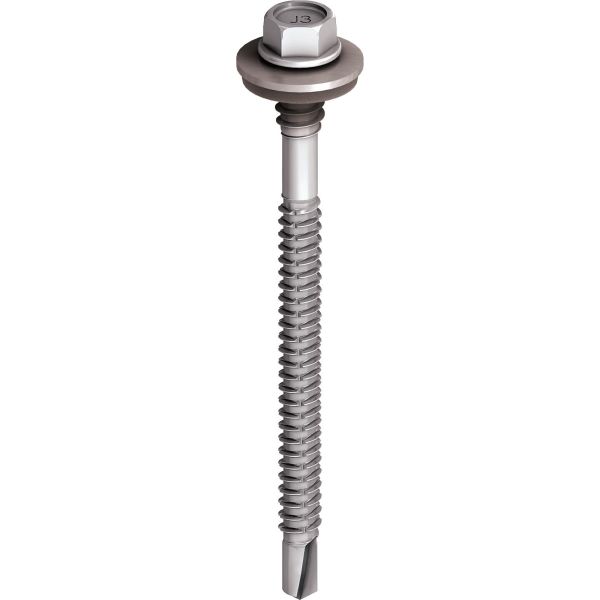 Ejot 312155/E19E Sandwichelementskrue rustfri, for stålprofiler, JT3-D 12H5,5/6,3 x 155 mm, 100-pakning