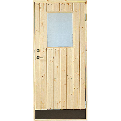 Dør 10° panel, glass Jabo Boddør Høyre