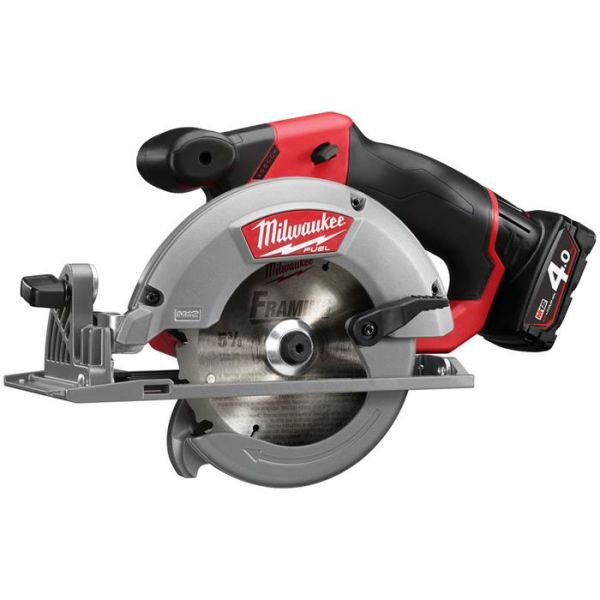 Milwaukee M12 CCS44-402C Sirkelsag med batterier og lader