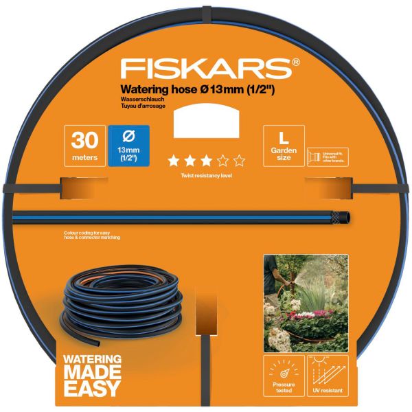Fiskars Q3 Vannslange Ø 13 mm 30 m