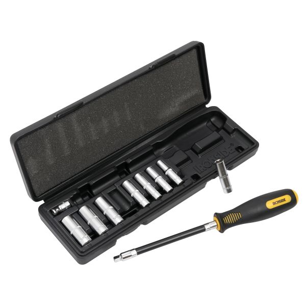 Ironside 116012 Pipenøkkelsett 10 deler, 1/4"