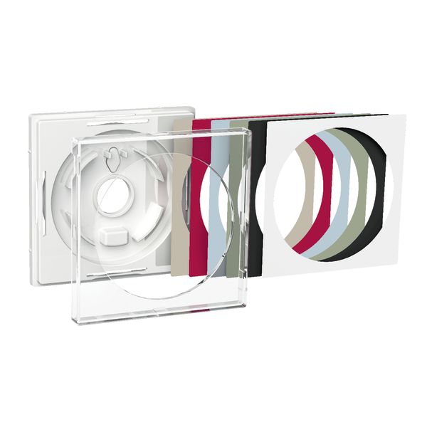 Schneider Electric Exxact Design Midtplate transparent front