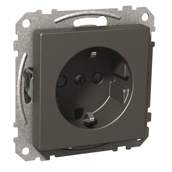Schneider Electric Exxact Vekkuttak 1-veis Antrasitt, skrueklemme