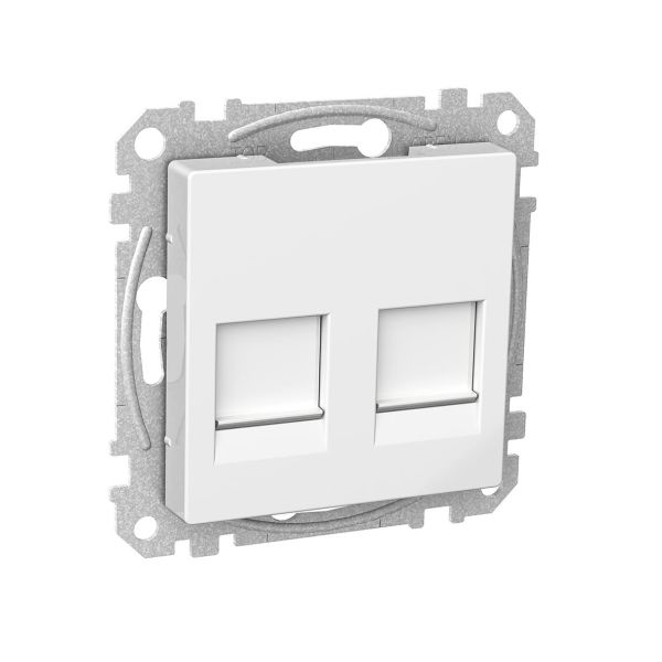 Schneider Electric WDE002377 Midtplate 55 x 55 x 24 mm Hvit