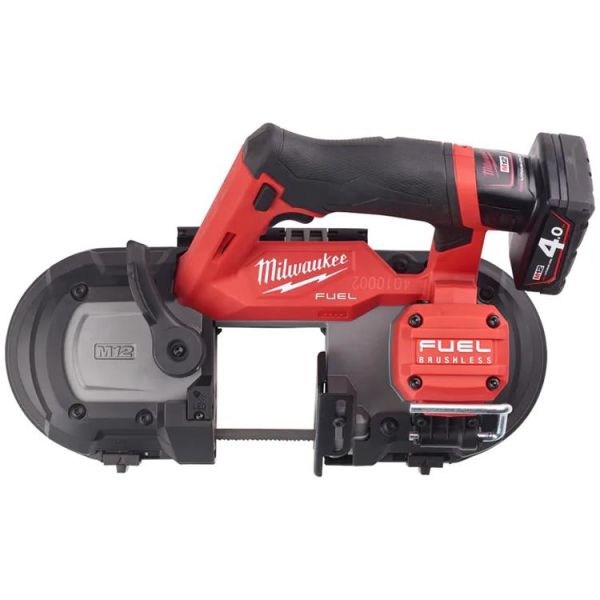 Milwaukee M12 FBS64-402C Båndsag med batterier og lader