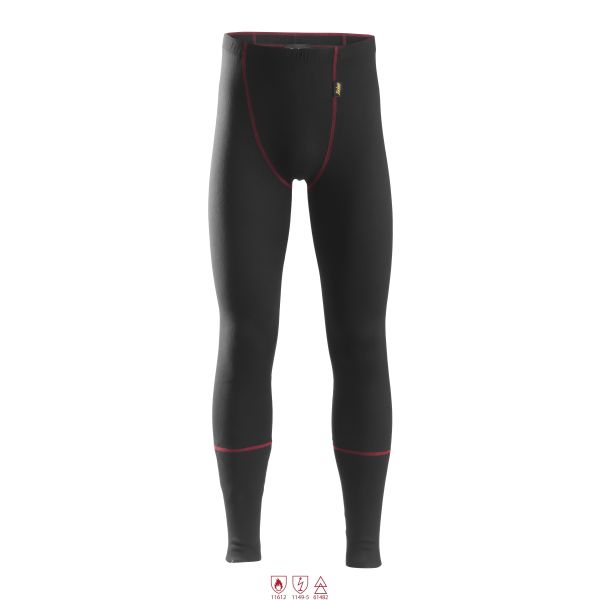 Snickers 9460 ProtecWork Stillongs svart, flammesikring XS