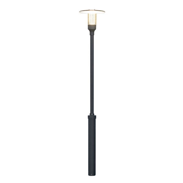 Konstsmide Nova Stolpelykt 340 mm, svart Lang stolpe