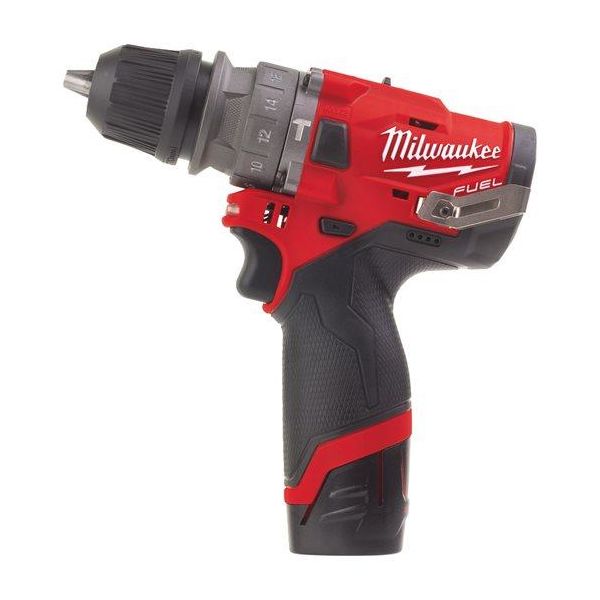 Milwaukee M12 FPDXKIT-202X Slagbormaskin med batterier og lader