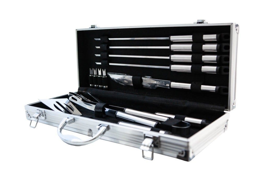 AL-KO Barbecueset Deluxe Rustfritt