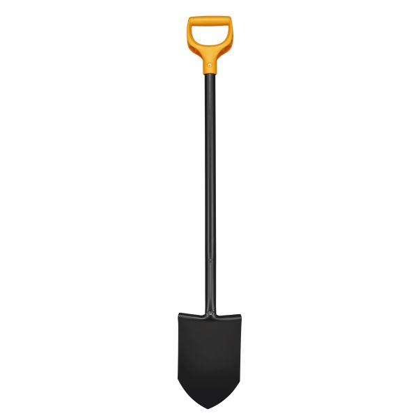 Fiskars Solid Gravespade spiss, svart stål