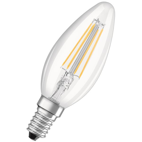 Osram PARATHOM Retrofit CLASSIC B LED-lampe klar, 2,5 W, E14, 2700 K