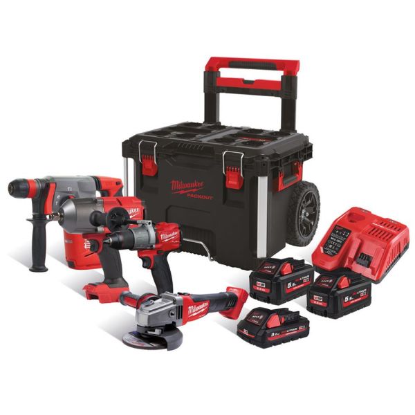 Milwaukee M18 FPP4C-533P Verktøypakke