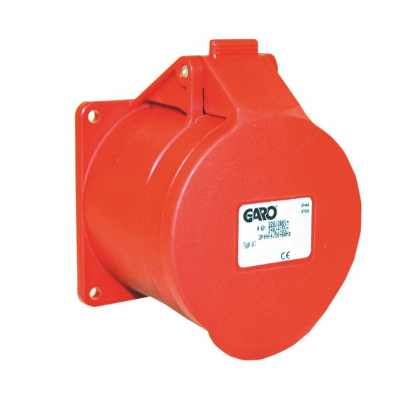 Garo UI 316-11 S Paneluttak IP44, 4-polet, 16 A Rød, 11 h