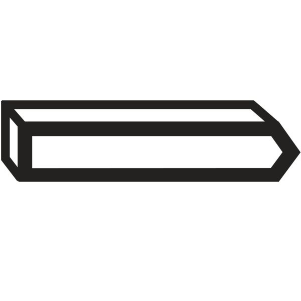 Bosch 1609200390 Stift Type 40, 23 mm, 1000-pakning