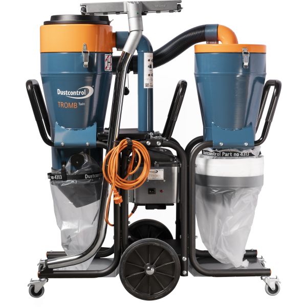 Dustcontrol DC Tromb 400 CL Twin Støvavskiller med grovavskiller, longopac/pose