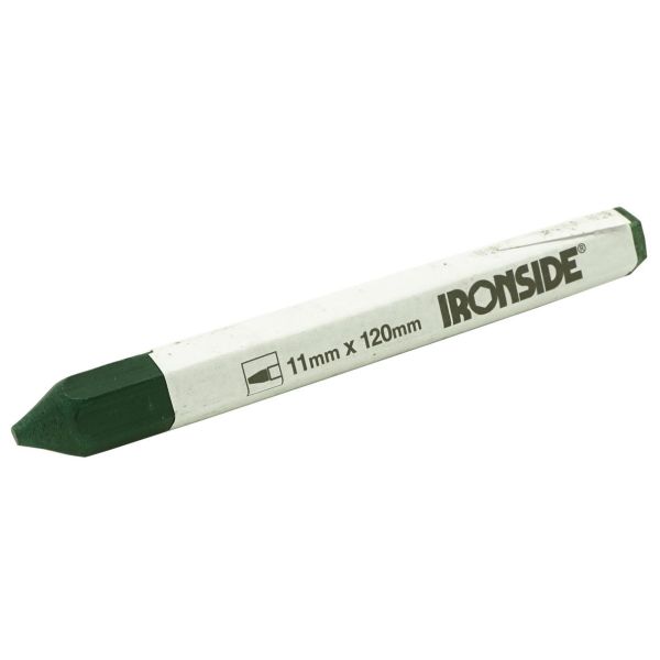 Ironside 100752 Fargekritt 11 x 120 mm, sekskantet, 12-pakning Grønn