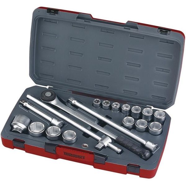 Teng Tools T3418-6 Pipenøkkelsett 18 deler