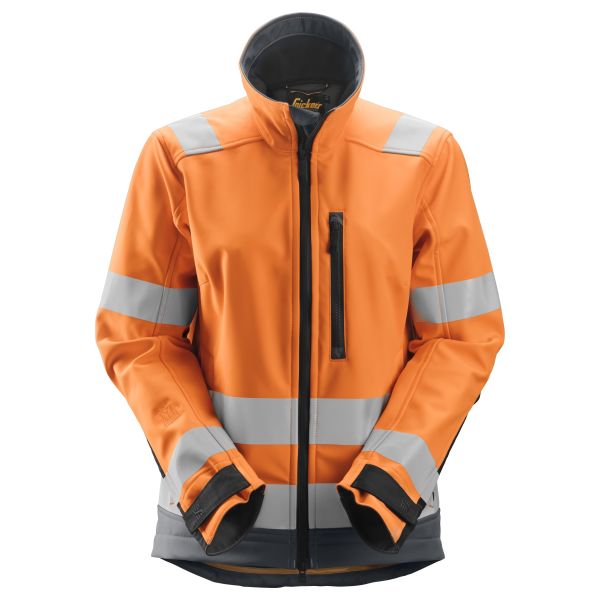 Snickers 1237 AllroundWork Softshelljakke varsel, oransje XS