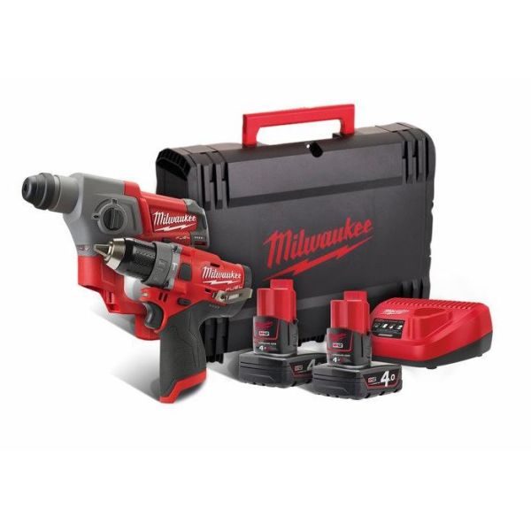 Milwaukee M12 FPP2B-402X Verktøypakke