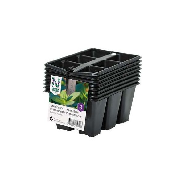 Nelson Garden 5720 Krukkeinnsats med 6 celler, 8-pakning