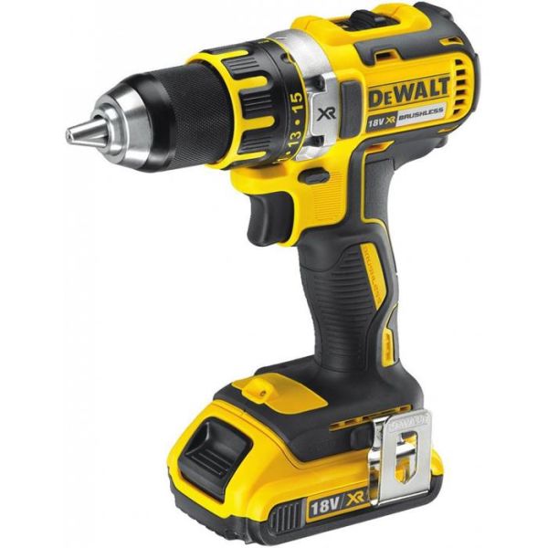 Dewalt DCD790D2 Borskrutrekker med 2,0Ah-batterier og lader