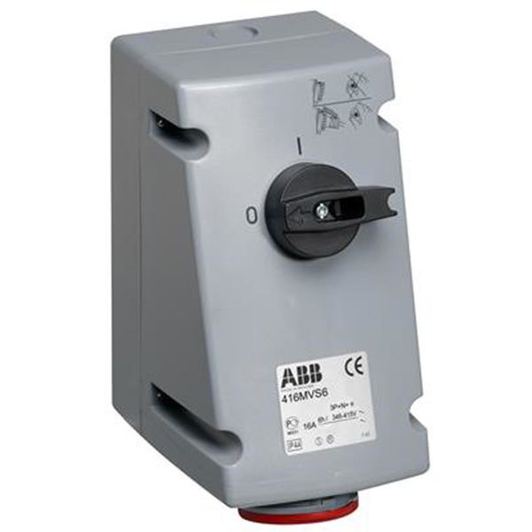 ABB 2CMA167663R1000 Vegguttak IP44, 4p+J, 400 V 16 A