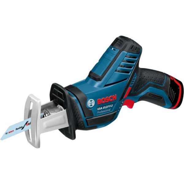 Bosch GSA 12V-14 Mini-tigersag med batterier og lader