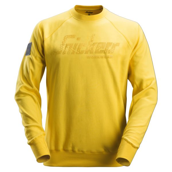 Snickers 2882 Sweatshirt gul XS