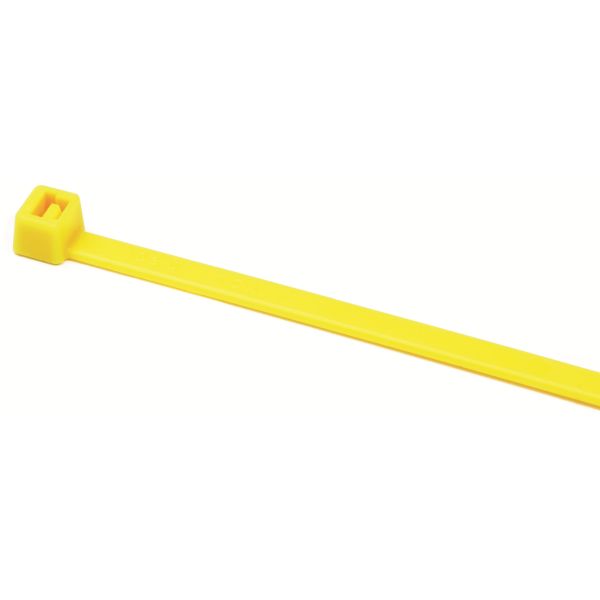 Hellermann Tyton 111-05428 Buntebånd polyamid, 100-pakning 390 x 4,6 mm, gul