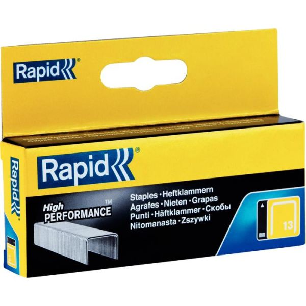 Rapid Nr 13 Stifteklammer Stål 2500-pakn. 4 mm