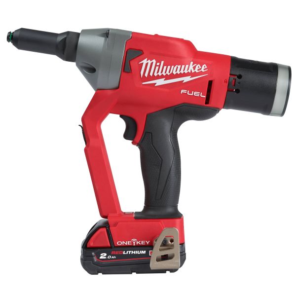 Milwaukee M18 ONEFPRT-202X Popnitmaskin med batteri og lader