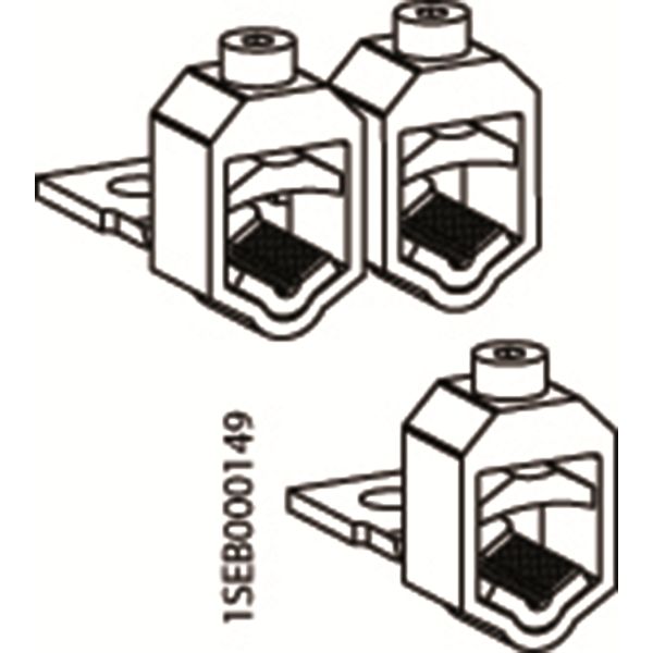 ABB VC-ZLBM/ZHBM123 V-klemme for XLBM 1,2,3, 95-240 kvm