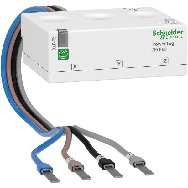 Schneider Electric R9M70 Energimåler fireleder, 3 moduler