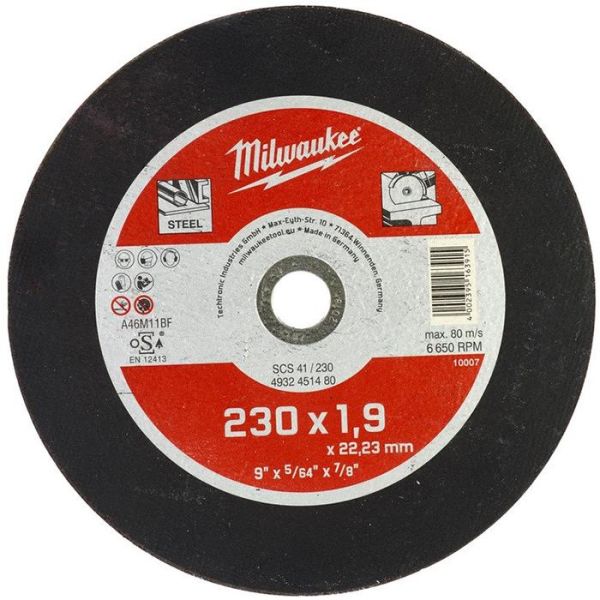 Milwaukee SCS 41 Contractor Kappskive 230x1,9 mm