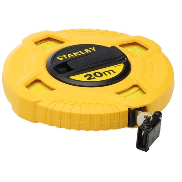 STANLEY 0-34-296 Målebånd glassfiber, lukket rulle 20 meter