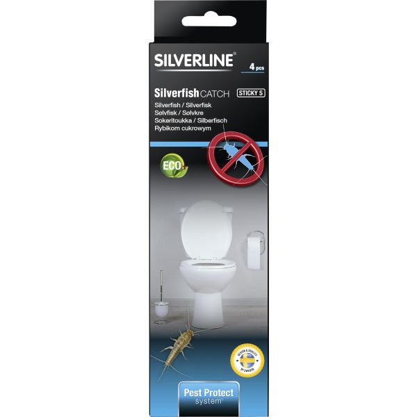 Silverline MotSilverfisk Limfelle 4-pakning