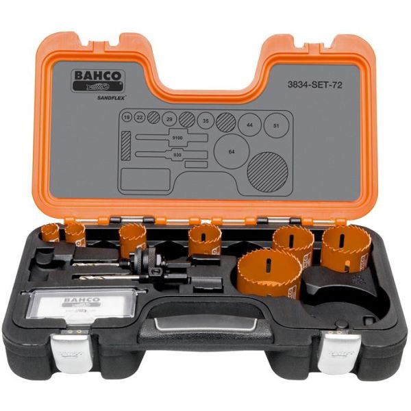 Bahco 3834-SET-72 Hullsagsett