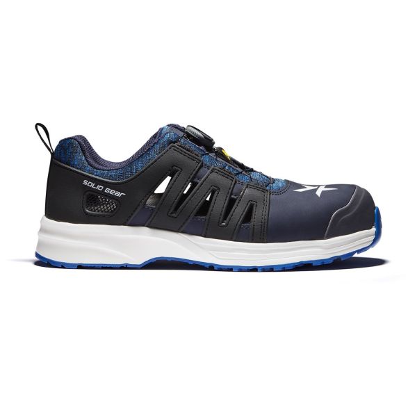 Solid Gear Atlantic Vernesandal S1P, BOA, blå, nanohette Str. 36