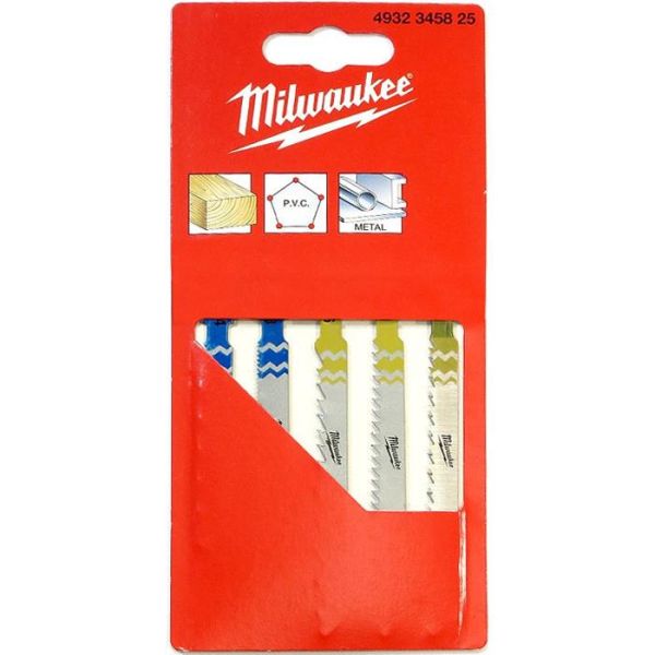 Milwaukee 4932345825 Stikksagblad 5-pakning